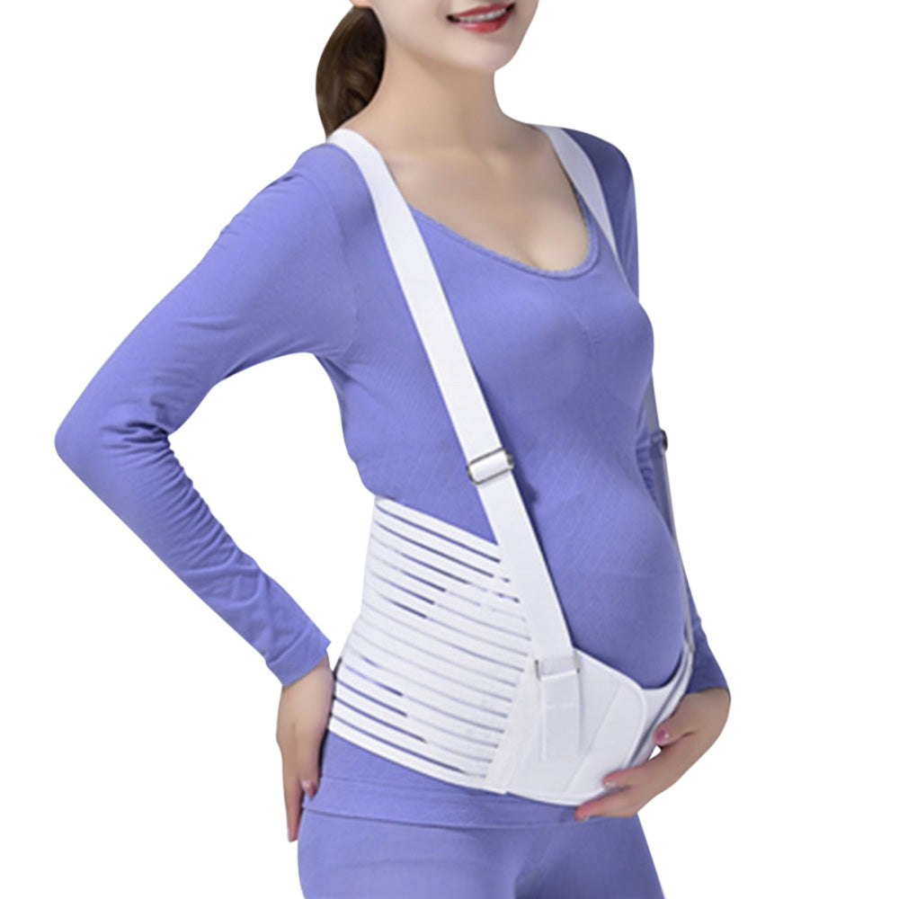 Adjustable Pregnant Women Prenatal Waist Care Belly Support Belt Shoulder Strap