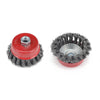 4pcs Twist Knot Wire Wheel Cup Brush for Grinding Sanding