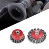 4pcs Twist Knot Wire Wheel Cup Brush for Grinding Sanding