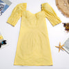 Tube Top Slim Dress Princess Sleeve Fungus Lace