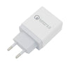 Cwxuan 18W 3 USB Ports QC 3.0 Power EU Plug Quick Adapter Charge