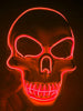 Halloween Cosplay Full Face LED Glowing Skull Mask