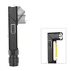 Asafee D3 Multifunction Flashlight COB Rotating Work Light with USB Charging