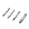 4pcs S2 Alloy Steel Screw Extractor Drill Bits Broken Damaged Bolt Remover with Storage Box