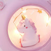 Unicorn Stars Night Light Small Table Lamp Student Gift