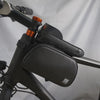 SAHOO Bicycle Phone Tube Double Bag with Fingerprint Unlock Sun Visor