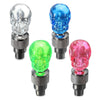 Skull Head Valve Lamp with Air Nozzle for Bicycle Motorcycles