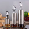 Kitchen Supplies Stainless Steel Glass Oil Pot Seasoning Bottle