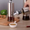 Kitchen Supplies Stainless Steel Glass Oil Pot Seasoning Bottle