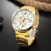 CURREN 8334 Men's Business Watch Three-eye Steel Belt Six-pin Waterproof Calendar
