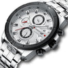 Curren 8337 Men's Watch Six-Pin Multifunction Quartz Calendar Steel Band