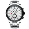 Curren 8337 Men's Watch Six-Pin Multifunction Quartz Calendar Steel Band