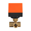 230V Electric Motorized Thread Ball Valve Air-conditioning Water System Controller 3-way 3-wire