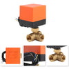 230V Electric Motorized Thread Ball Valve Air-conditioning Water System Controller 3-way 3-wire