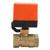 230V Electric Motorized Thread Ball Valve Air-conditioning Water System Controller 3-way 3-wire