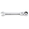 6PCS 8 - 17mm Flexible Head Ratchet Wrench Dual-use Gear Spanners