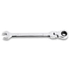 6PCS 8 - 17mm Flexible Head Ratchet Wrench Dual-use Gear Spanners