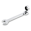 6PCS 8 - 17mm Flexible Head Ratchet Wrench Dual-use Gear Spanners