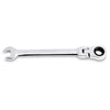 6PCS 8 - 17mm Flexible Head Ratchet Wrench Dual-use Gear Spanners