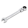 6PCS 8 - 17mm Flexible Head Ratchet Wrench Dual-use Gear Spanners