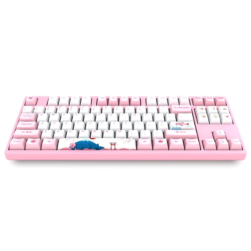 Akko 3087 87-key Mount Fuji Cherry Blossom Mechanical Keyboard
