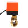 220V Electric Motorized Thread Ball Valve Air-conditioning Water System Controller 2-way 3-wire