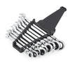 9PCS 8 - 19mm Flexible Head Ratchet Wrench Dual-use Gear Spanners