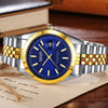 Men's Watch Classic Simple Steel Belt Magnifying Glass Calendar Waterproof