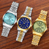 Men's Watch Classic Simple Steel Belt Magnifying Glass Calendar Waterproof
