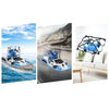GW123 Drone + Remote Control Car + Speedboat Three-in-one Triphibian Vehicle Toy