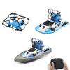 GW123 Drone + Remote Control Car + Speedboat Three-in-one Triphibian Vehicle Toy