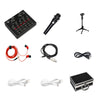 V8 + E300 Microphone Mixer Live Sound Card Combination Set