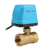 12V Electric Motorized Thread Ball Valve Air-conditioning Water System Controller 2-way 3-wire