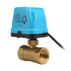 12V Electric Motorized Thread Ball Valve Air-conditioning Water System Controller 2-way 3-wire