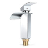 Natural Curved Waterfall Bench Faucet