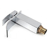 Natural Curved Waterfall Bench Faucet