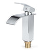 Natural Curved Waterfall Bench Faucet