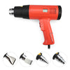 2000W Screen Display Electric Hot Air Gun Thermal Power Tool with 4 Nozzles Bracket