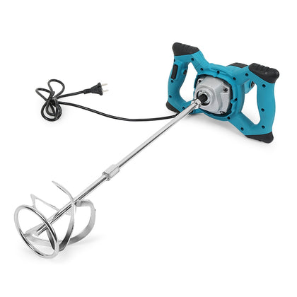 1800W Handheld Electric Paint Coating Cement Mixer Regulating for Concretes Grouts Mixing
