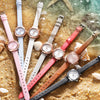 MEIBIN 1128 Ladies Waterproof Watch Compact Fashion Trend Belt Simple