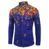 Musical Note Pattern Long Sleeves Shirt