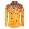 Musical Note Pattern Long Sleeves Shirt