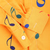 Musical Note Pattern Long Sleeves Shirt