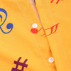 Musical Note Pattern Long Sleeves Shirt