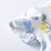 19F112 Baby Girls Romper Jumpsuit Floral Printed Short Sleeve