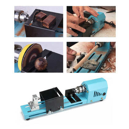 150W Speed Adjustable Mini Lathe Beads Machine DIY Grinding Polishing Drill Tool