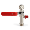 Double-valve 90 Degree Water Tap 1/2'' Brass Faucet for Home Outdoor Garden