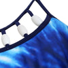 Spiral Tie Dye Lattice Tummy Control Tankini Swimwear