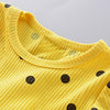 Girls Dress Long Sleeve Round Neck