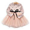 Girls Dress Long Sleeve Round Neck